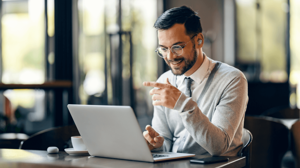 A person using a laptop to research personal injury claims.